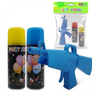 Dumme Schnur mit Waffenverrückte Schnur mit Gun Party String Confetti Shooter
