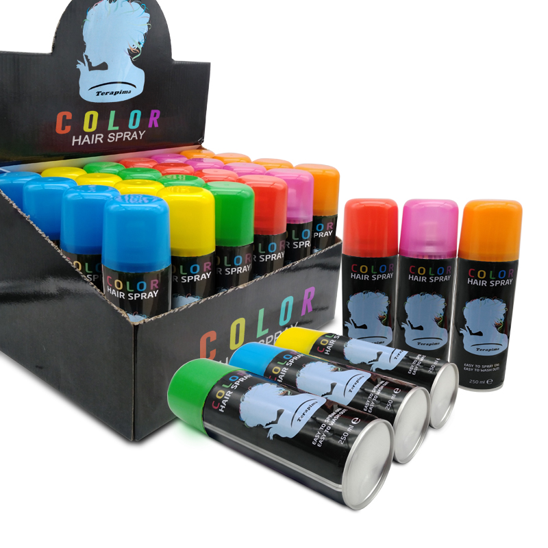 Bunte Tints Haarfarbe Spray Party Haarfarbe Spray Temporäres waschbares Haar Farbspray