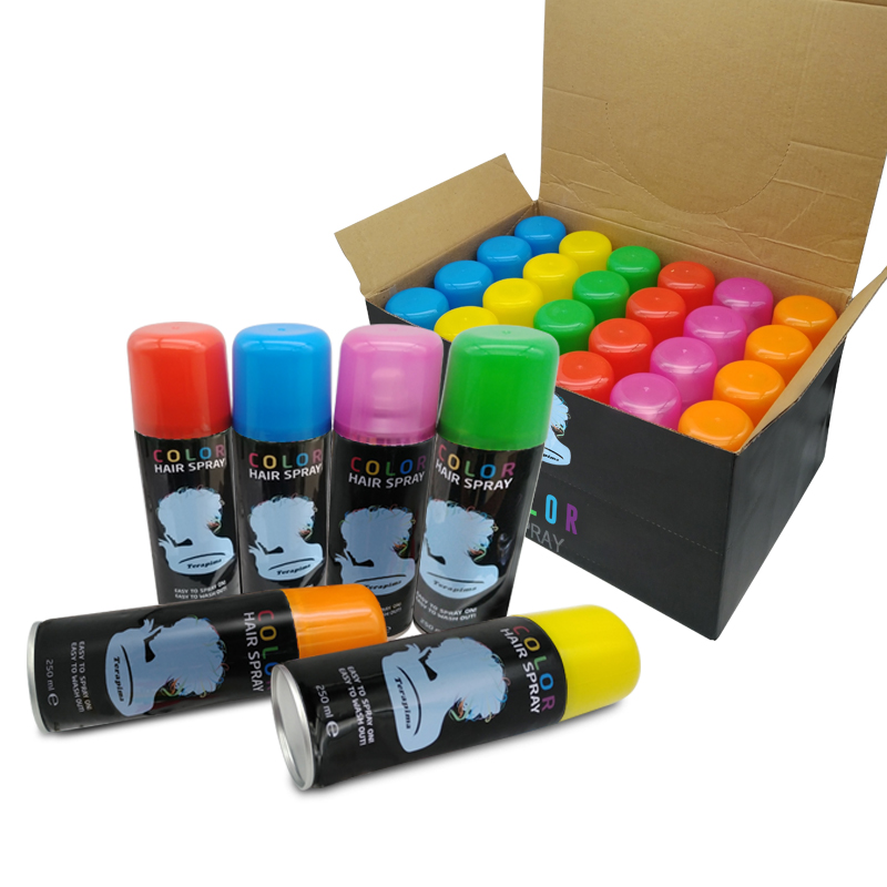 Bunte Tints Haarfarbe Spray Party Haarfarbe Spray Temporäres waschbares Haar Farbspray