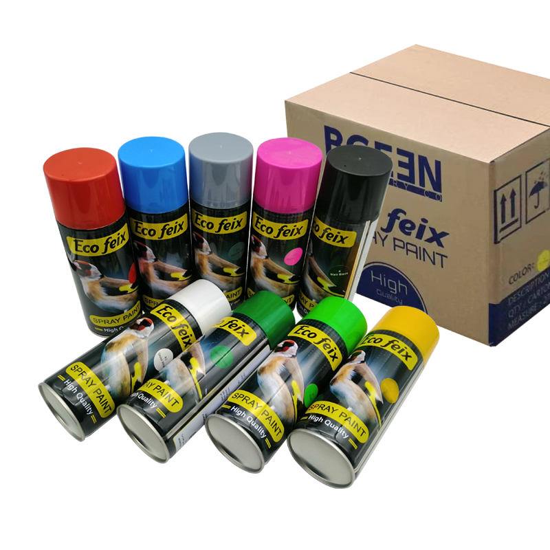 Hohe Qualität billig Farbe Acryl Aerosol Farbe Probe Auto Graffiti Sprühfarbe