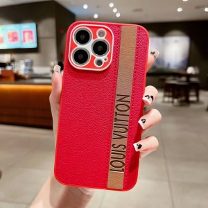 Geeignet für Apple iphone14pro Leder Handy Schutzhülle, mattierte TPU Anti Drop und Anti Vibration Handy Schutzhülle aroundPersönliche Trend Handy Schutzhülle Leder Schutzhülle