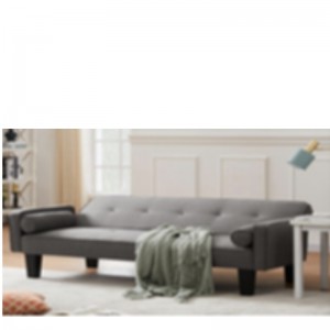 Massivholz Stoff Sofa Klappbett Sofa