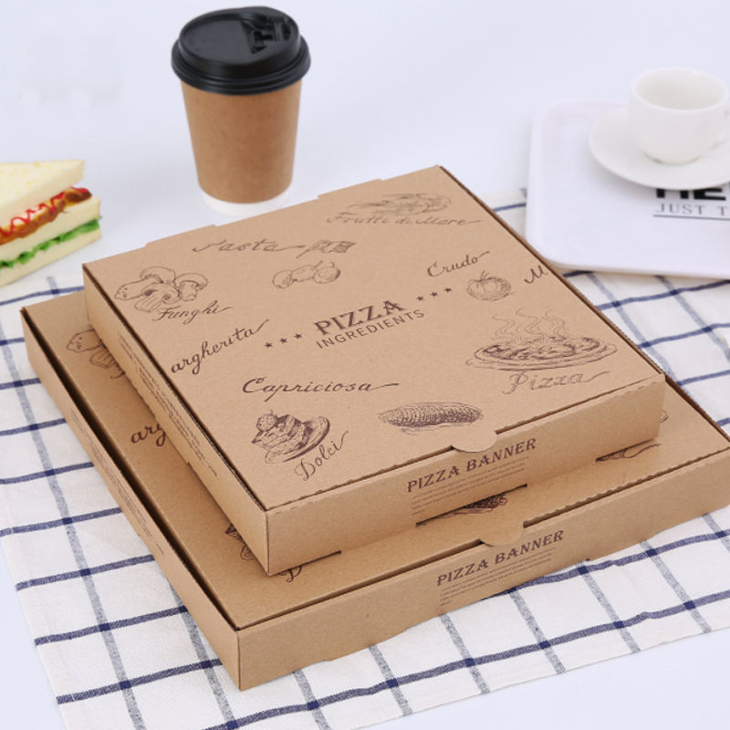 7/9/12 Zoll China Rechteck Pizza Box, biologisch abbaubare benutzerdefinierte Box für Pizza