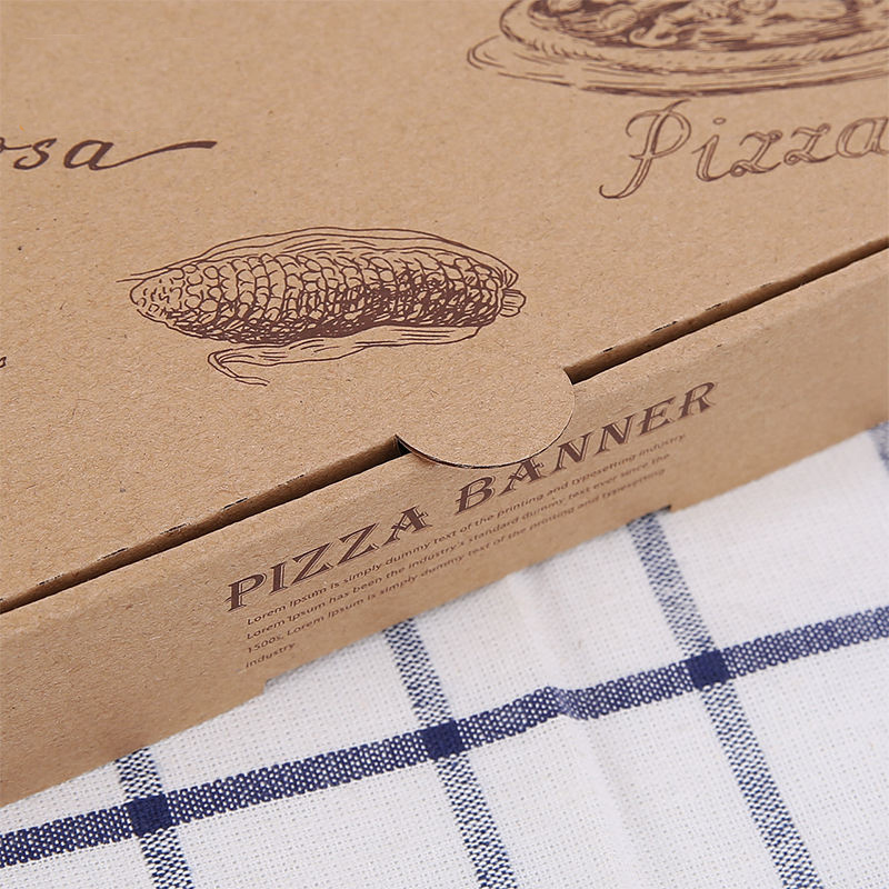 7/9/12 Zoll China Rechteck Pizza Box, biologisch abbaubare benutzerdefinierte Box für Pizza