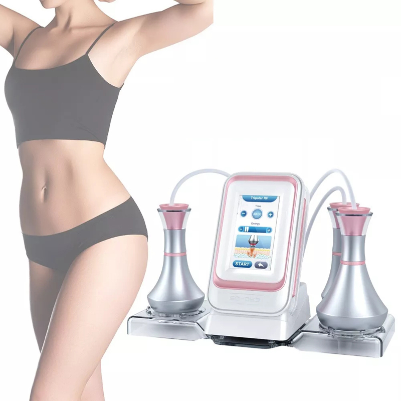 Fettreduktion 80 K Ultraschall tragbar 3 in 1 HF Impfstoff Slimming Ultraschall Funkfrequenzkavitation 80K