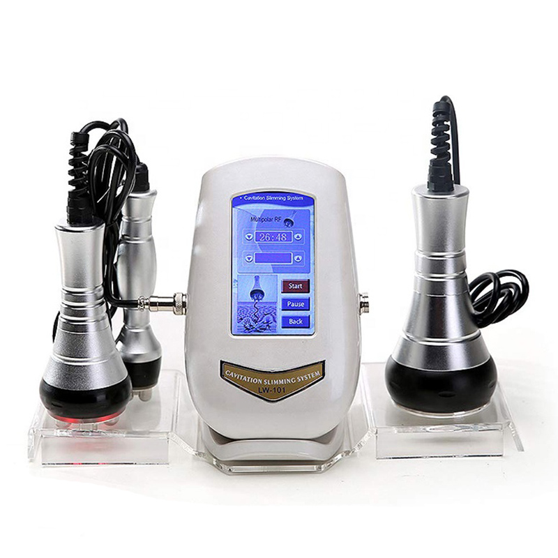 40k Kavitation RF Schlankungsmaschine, Gesichtsmassagemaschine tragbare Gesichtsbehälterkörper-Umgestaltungswerkzeuge Multifunktions-Schönheitssalon-Geräte Haut T-Lösung Falten Reduktion Gerät