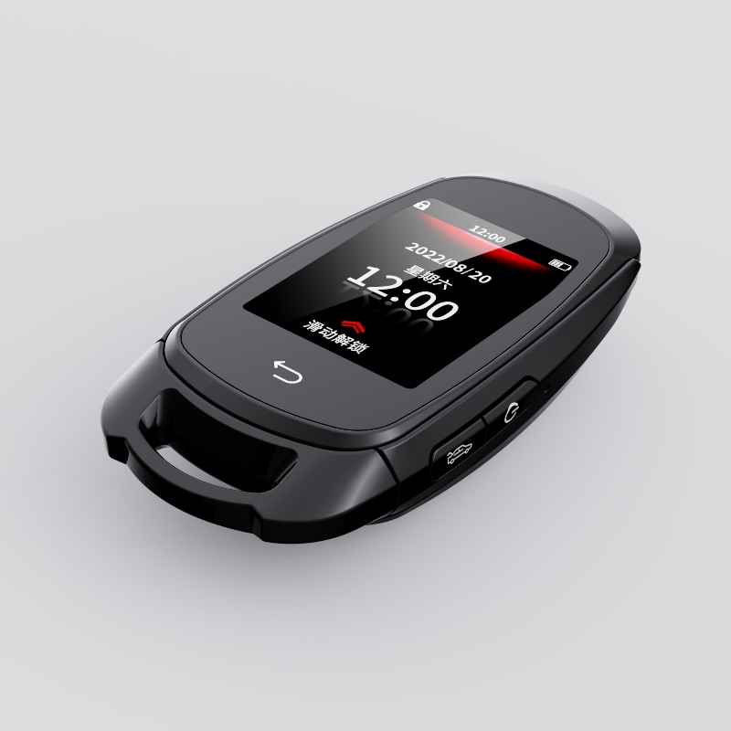 Smart Remote Car -Schlüssel, alles in einem Schlüssellosen -Eintrag Auto Lock Unlock, LCD -Bildschirm -Upgrade -Taste -FOB -Ersatzzubehör, Anti -Diebstahl Optionales Fahrzeuglogo