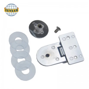 Rundes Perlenscharnier gegen die Wand