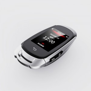 Smart Fernbedienungsauto -Autokaste, Smart Automobile Key -Upgradeschlüsselloser Eintrag kompatibel mit Push Start -Engine, LCD -Display Auto Lock&Unlock