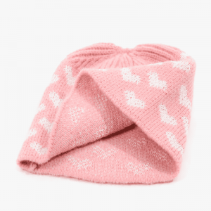 Reflektierendes Garn Jacquard Strickhut