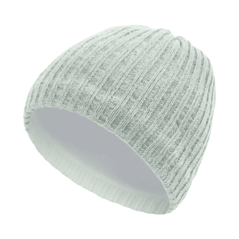 Reflektierende Mütze hohe Sicht warm warmer Winterschleife Strickhut Cap