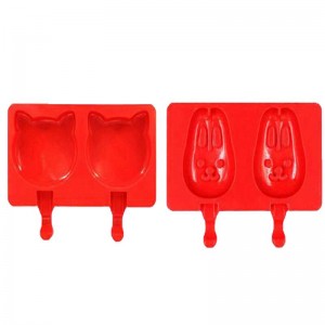 Eisformen Küche Gadget DIY Food Grade Silikon Kinder Eisschalenhalter Einfach zu reinigen 2OR3 Hohlräume Kartonform