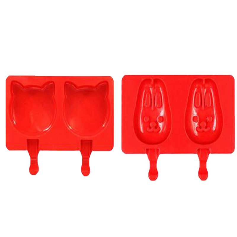 Eisformen Küche Gadget DIY Food Grade Silikon Kinder Eisschalenhalter Einfach zu reinigen 2OR3 Hohlräume Kartonform