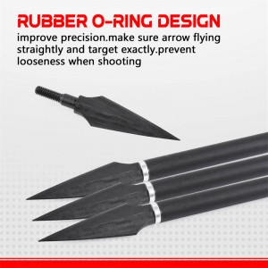 Elongarrow 125 Grain Bogenschießen Arrowhead Broadhead für Carbon Pfeil