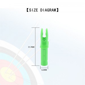 Elongarrow Bogenschießen Pfeil Nock für Carbon Pfeil Aluminium Pfeil Argenschützenzubehör Nock