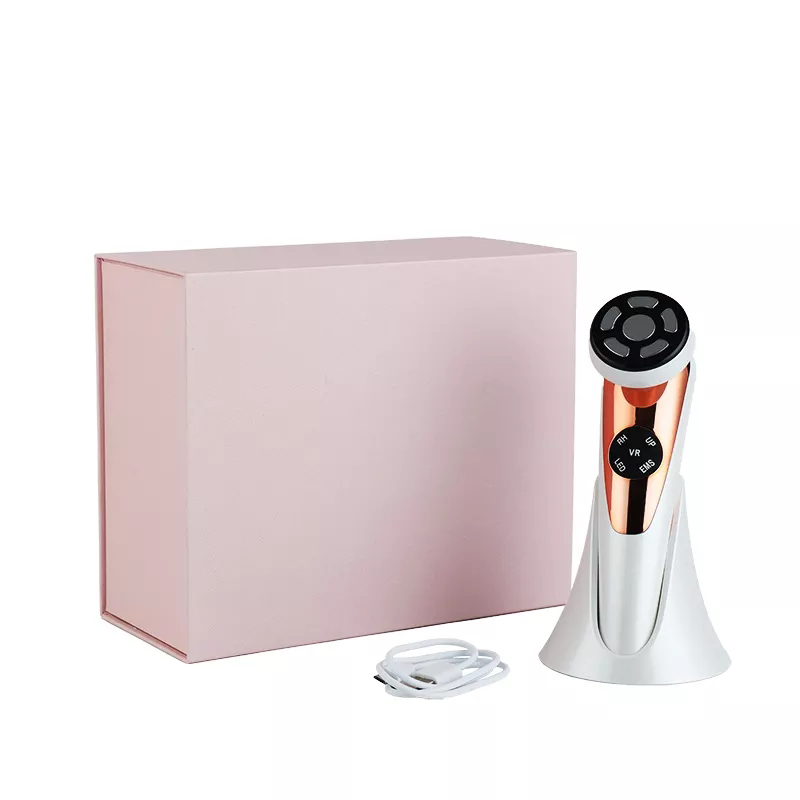 EMS Hot Cold Photon Beauty Instrument Face Skin Whiten Lift Zieh Feat-Lift Beauty Beauty Tool USB Tragbares elektrisches Gesichtsmassagegeräte, Gesicht Einführung Reinigung Hautanstrengungen Falten Entfernung Heiße Gesicht Einführung Schönheit Gerät