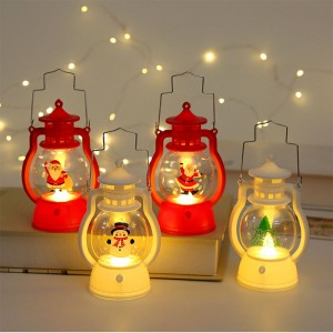 Lichter der handgehaltenen Weihnachtsatmosphäre