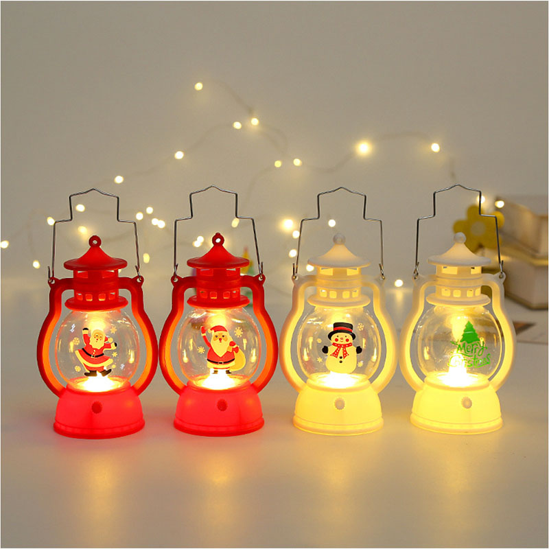 Lichter der handgehaltenen Weihnachtsatmosphäre