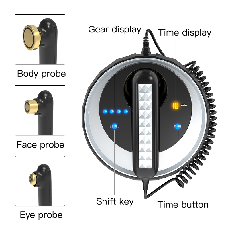 RF -Funkfrequenz -Gesichts- und Körper -Haut -Straffungsmaschine, Reduzierung von Falten, Akne, Augenbeutel Schwellung, Himmelhebedelement, Verbesserung der Haut elasticit professionelles Haus RF Hautpflege Anti -Aging -Gerät - Salonffekte