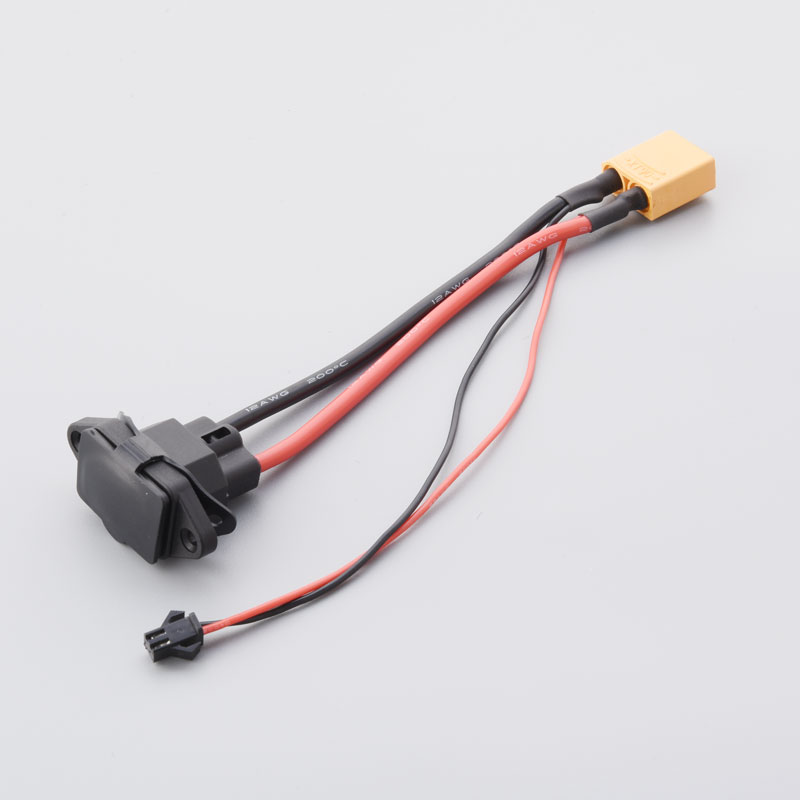 Amass XT30 XT60 XT90 Adapter Parallel Board Connector Silikondrahtkabel -Kabel -Präfix fürneue Energienbatterien für Energiefahrzeuge