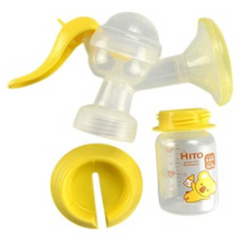 Tragbares Silikonhandbuch Baby Milchextraktor BPA BPA Freie Druckmuster Hygiene Handbuch Stillernung Pumpe