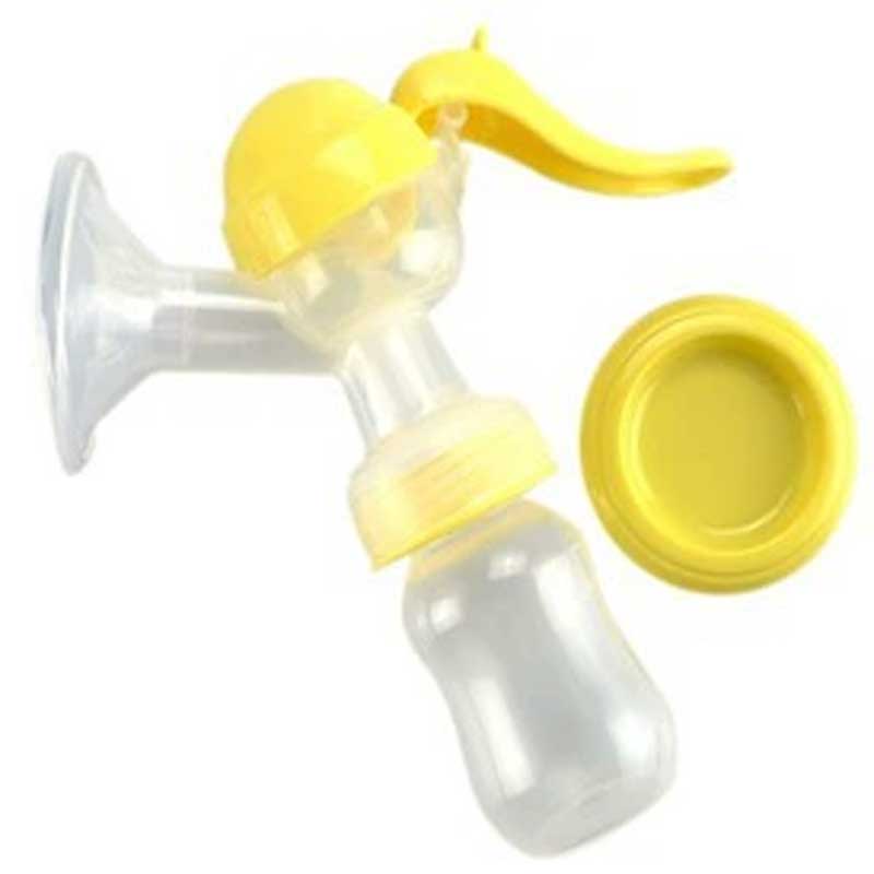 Tragbares Silikonhandbuch Baby Milchextraktor BPA BPA Freie Druckmuster Hygiene Handbuch Stillernung Pumpe