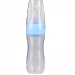 100% Lebensmittelqualität Silikonlöffel Squeeze Reis Paste Baby Fütterung Flasche Silikon Baby Kinder Füttern Obst Schnuller Löffel Flasche