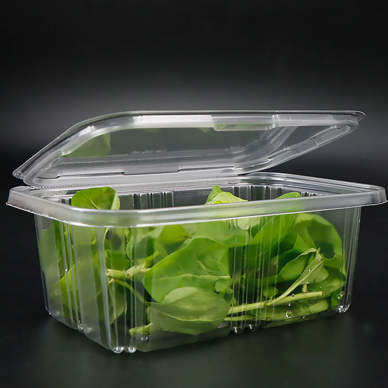 8/16/24/32/46/64/128 oz manipulierter Container, manipulationsbeständiger Verpackungsbox für frische Salat -Kräuter -Obstnüsse Lebensmittel