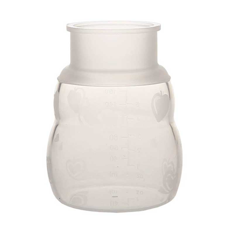 Hochwertige BPA-freie Silikon-Babyflasche breites Calibe mit Griff Baby Anti-Fall-Anti-Flatulenz tragbare Babyprodukte BPA kostenlos