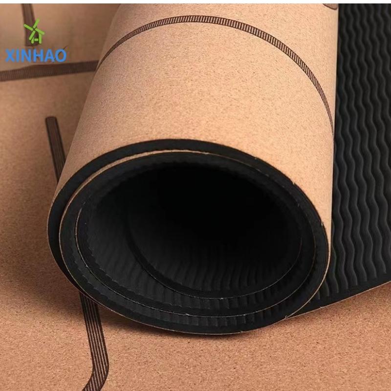 Amazon Best Selling Cork Pu Gummi Yoga Matte Großhandel