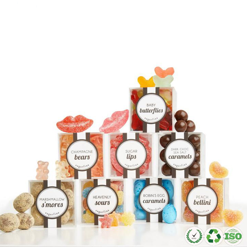 MINI MINI Clear Acryl Candy Box transparente Aufbewahrungsboxen