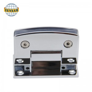 90 -Grad -Wand zum Glas Scharnier Zinklegierung Badezimmer Glasdusche Scharnier