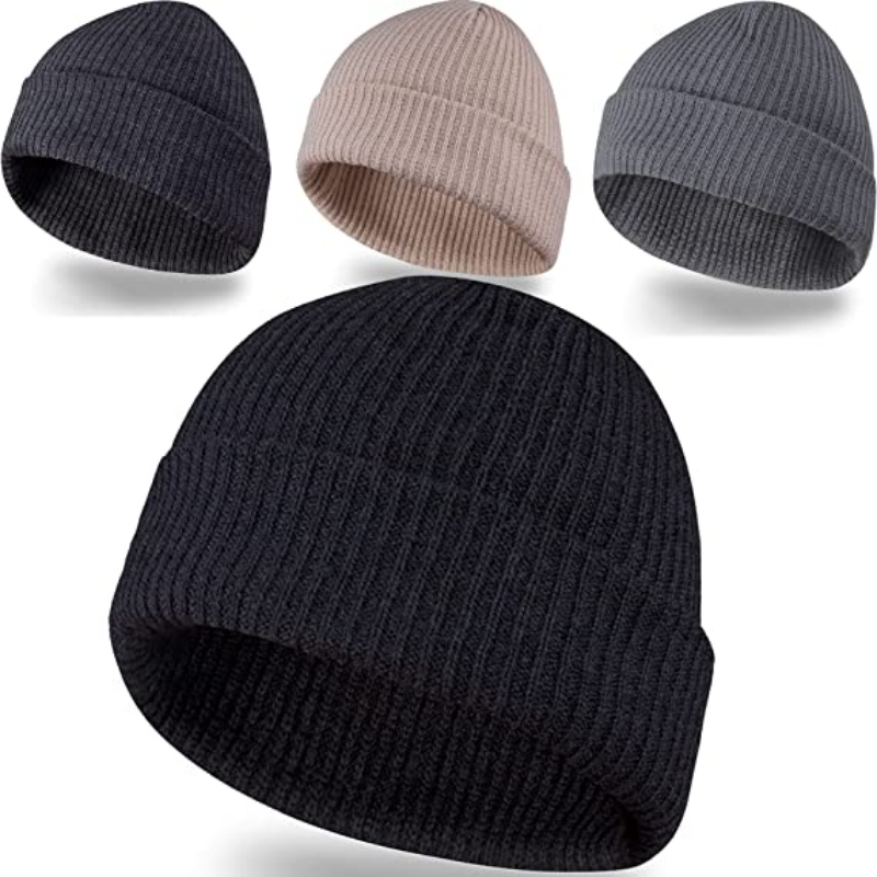 Mütze Hüte für Männer, schlampige Mütze für Männer gestrickte Kappen für Frauen&Teen für Frühling Sommer Herbst Winter