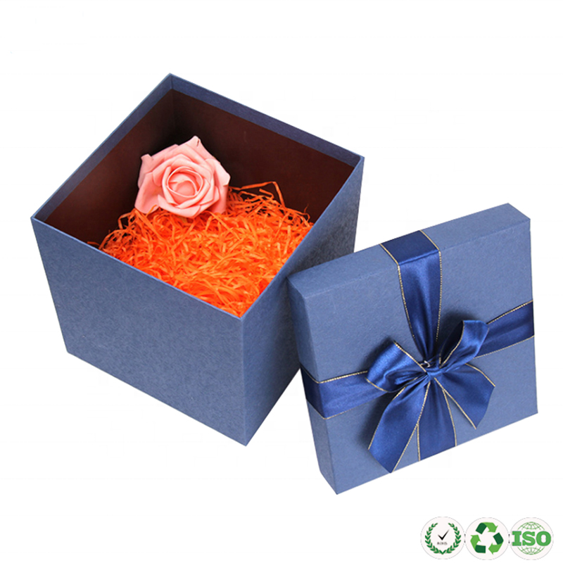 Benutzerdefinierte recycelte Handwerkspapier Geschenkbox