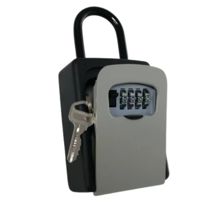 KB001 Key Sperre Box, Kombinationstaste Safe Lockbox mit Code für Hausschlüsselspeicher, Combo Door Locker