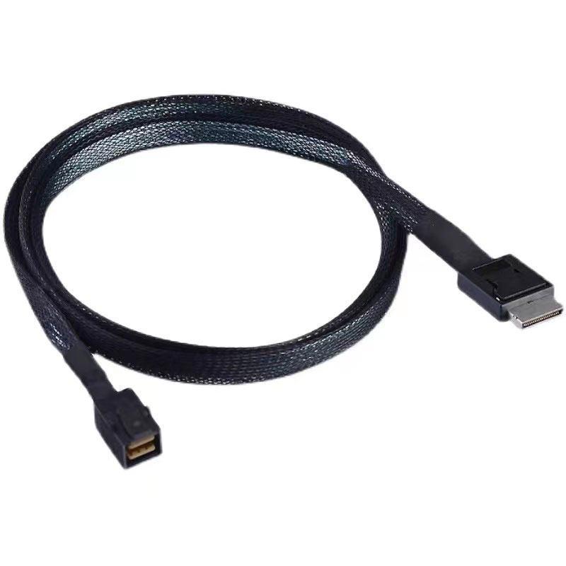 Oculink Cable 4i SFF8611 bis SFF8643 Kabel SFF-8643 SFF-8611 Minisas 36 Pin Kabel 0,6 Meter für Computer