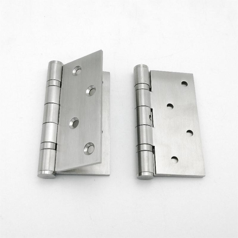 HN002 Hochwertige Edelstahl -Türscharniere 4 Zoll quadratische Eckscharniere 2 Pack