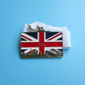 Gold Silber Kupfermedaillen Amerika Virtuelle Run -Medaillen