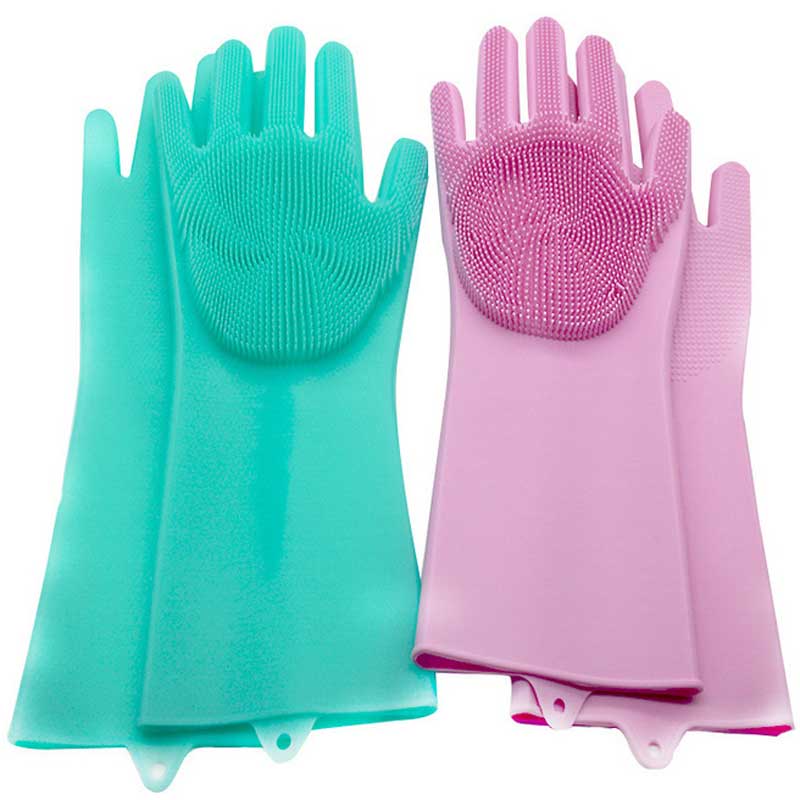 Küchenreinigung Handschuhe Haushaltshandschuhe Gummishellhandschuhe zum Waschen von Geschirr