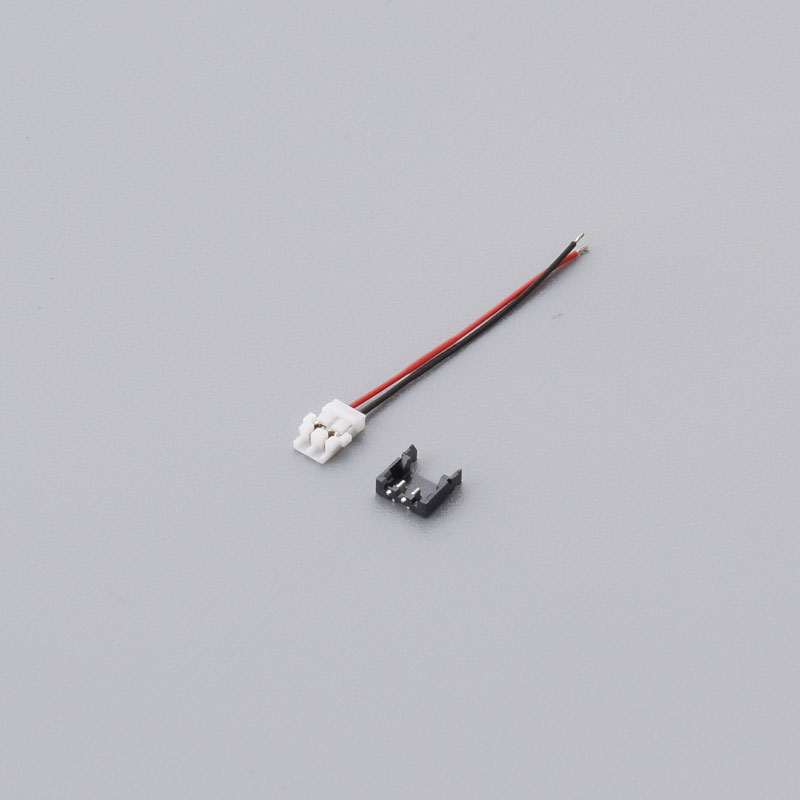 Benutzerdefinierte HRS-DF57-2S-1.2C 1.2 Pitch Lautsprecher LED Batterieklemme Gabelbaum Elektronische Drahtanschluss Fabrik Großhandel Großhandel