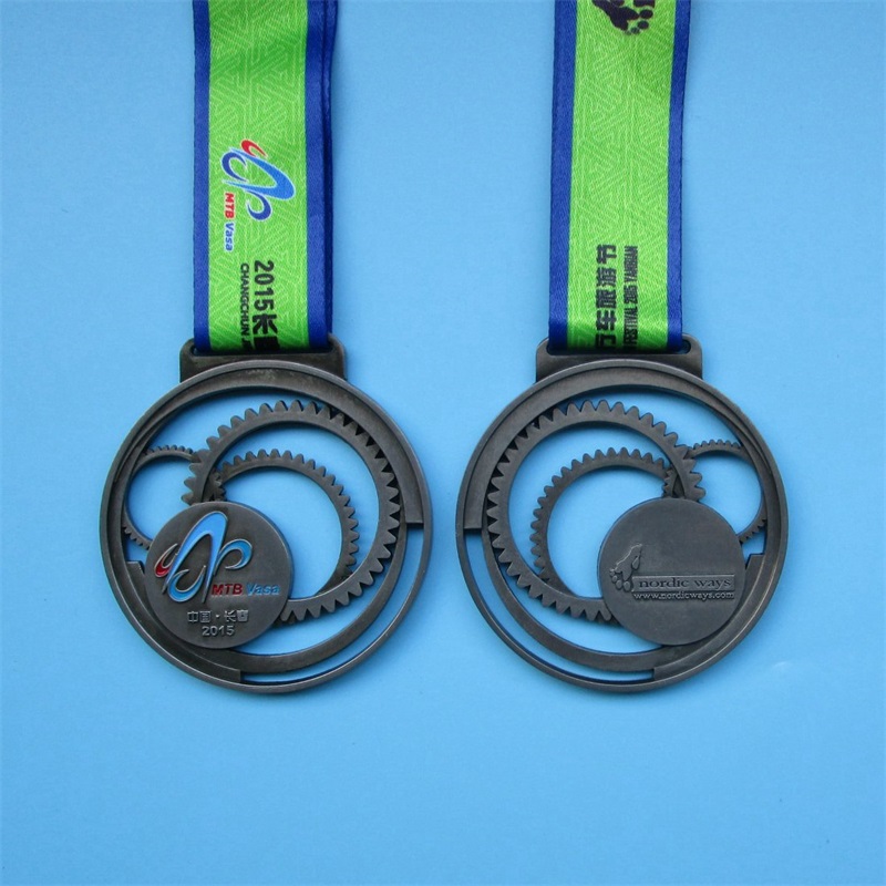 Hohldesign Custom Cycling -Medaillen Gossen Metallmedaillen
