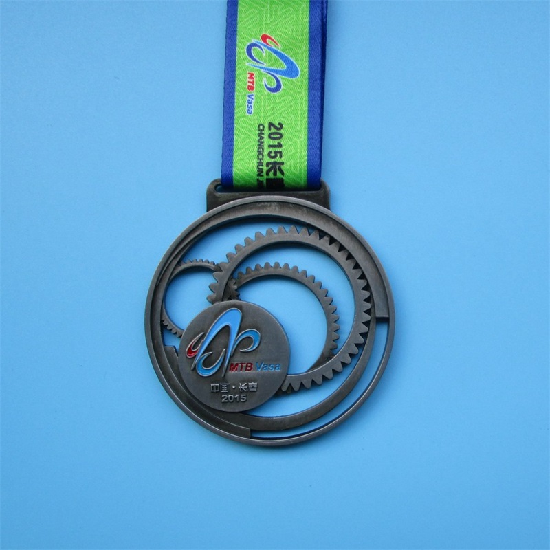 Hohldesign Custom Cycling -Medaillen Gossen Metallmedaillen