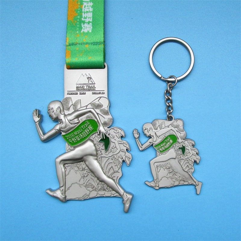 Billige lustige Medaillon Holiday Run Medaillen Sport Trophy und Medaille