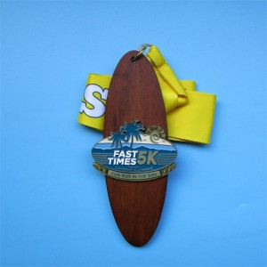 Auszeichnung Medaillen mit Band Blank Gold Silber Bronze Radfahren Running Marathon Segelmetallsportmedaille