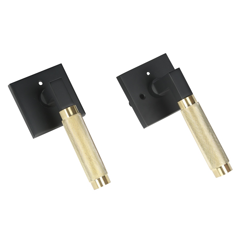 S7137 Moderne quadratische Türhebel für Innenpersonen, Hochleistungs -Türgriffe