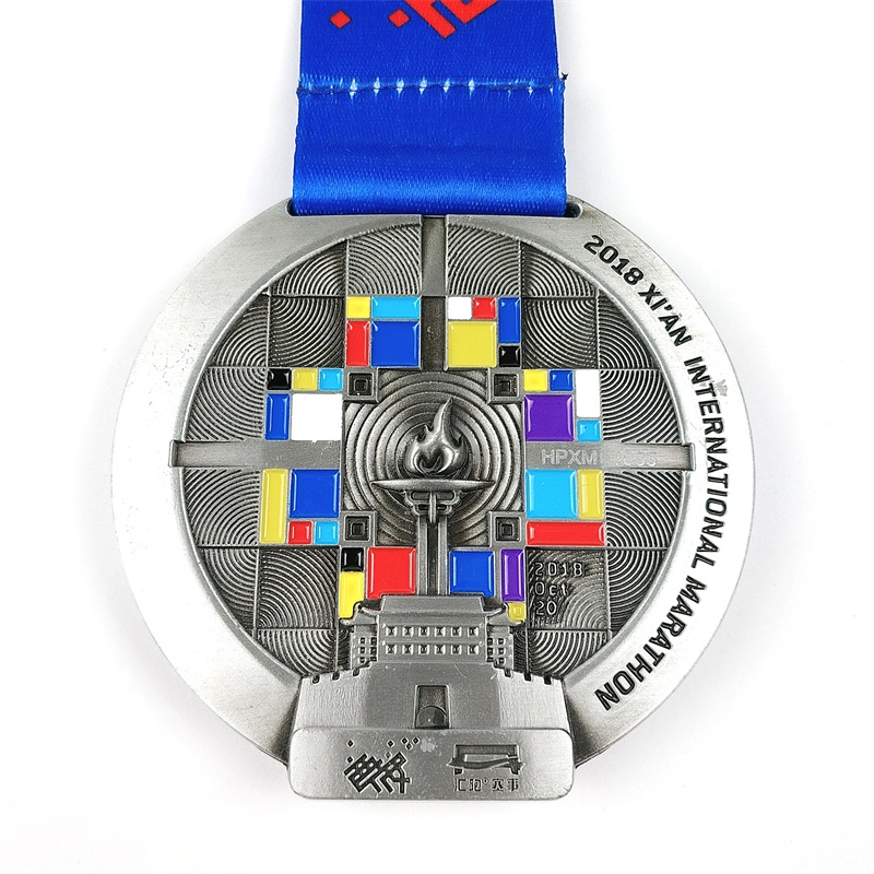 Marathon -Medaillen -Finisher 2018 Cool Design Abnehmbares World Marathon Awards Medaille