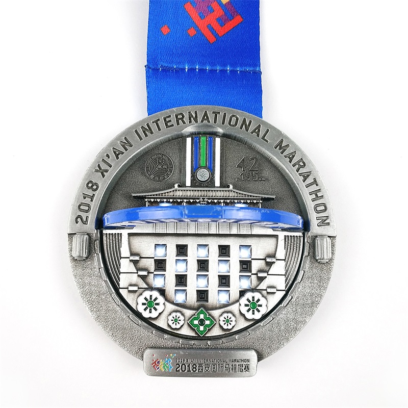 Marathon -Medaillen -Finisher 2018 Cool Design Abnehmbares World Marathon Awards Medaille