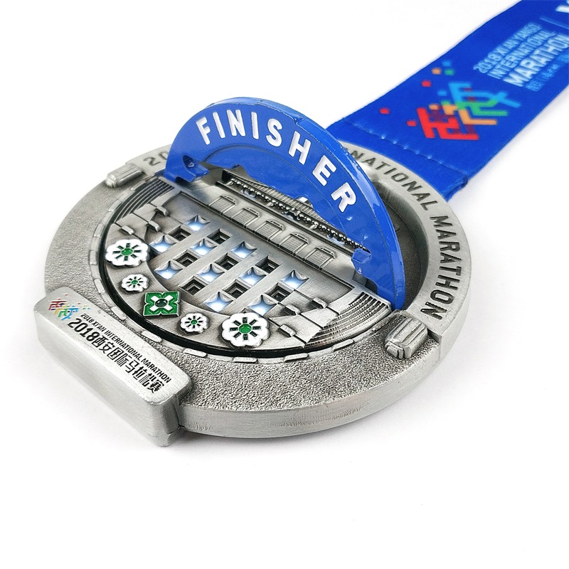 Marathon -Medaillen -Finisher 2018 Cool Design Abnehmbares World Marathon Awards Medaille