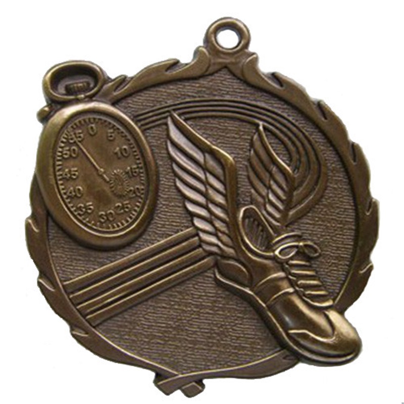 Custom Soccer Football Volleyball Running Metal Gold Plated Antique Marathon Sportmedaille