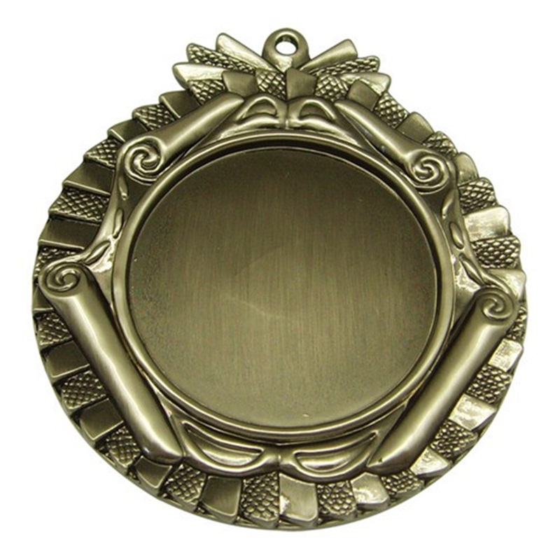 Sportmedaille Custom Pure Color Solid Metall Medal Plattierung Gold Silber Kupfermedaille